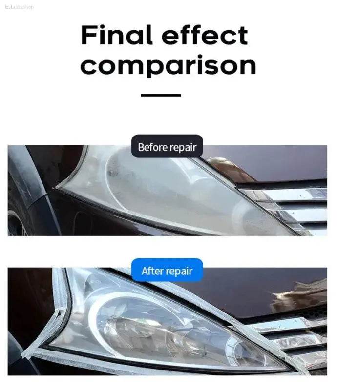 Car Headlight Polishing Liquid Polymer for Clarity and Safety - Estalios