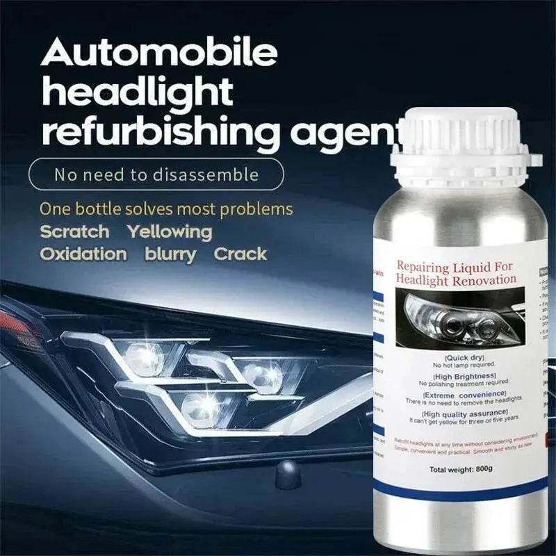 Car Headlight Polishing Liquid Polymer for Clarity and Safety - Estalios