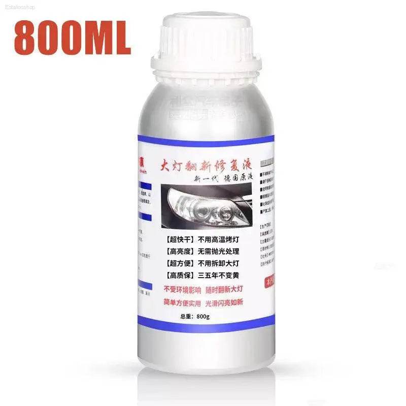 Car Headlight Polishing Liquid Polymer for Clarity and Safety - Estalios