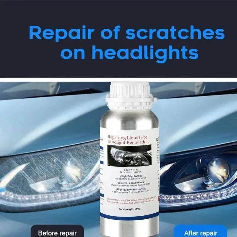 Car Headlight Polishing Liquid Polymer for Clarity and Safety - Estalios