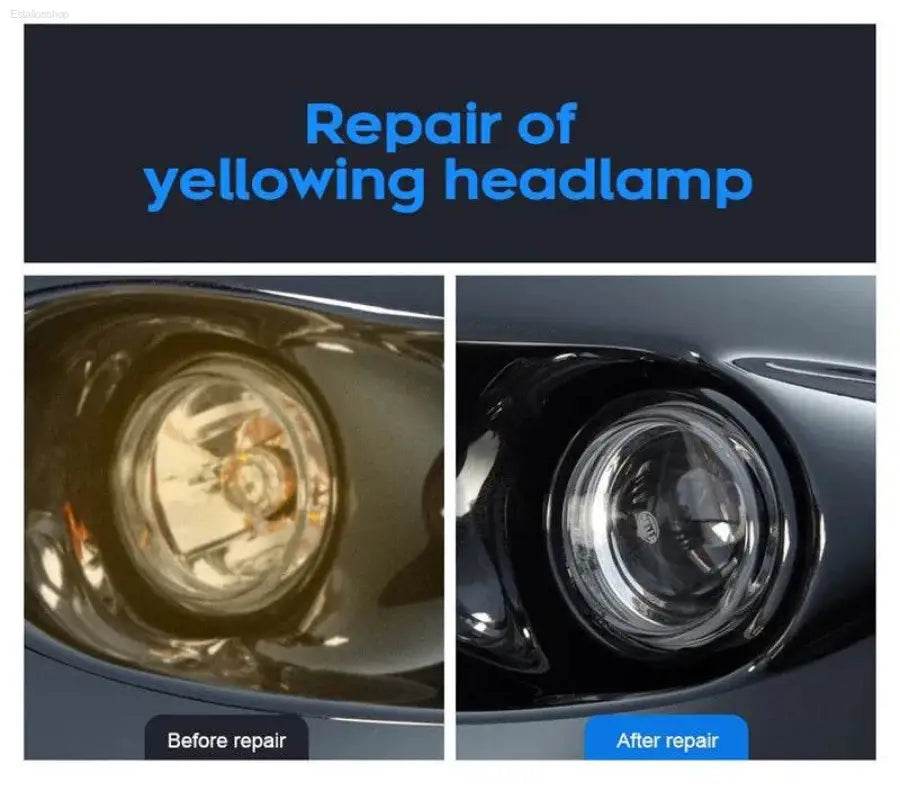Car Headlight Polishing Liquid Polymer for Clarity and Safety - Estalios