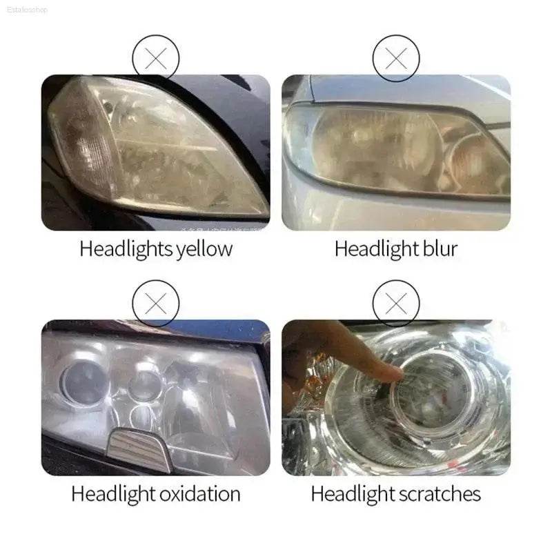 Car Headlight Polishing Liquid Polymer for Clarity and Safety - Estalios