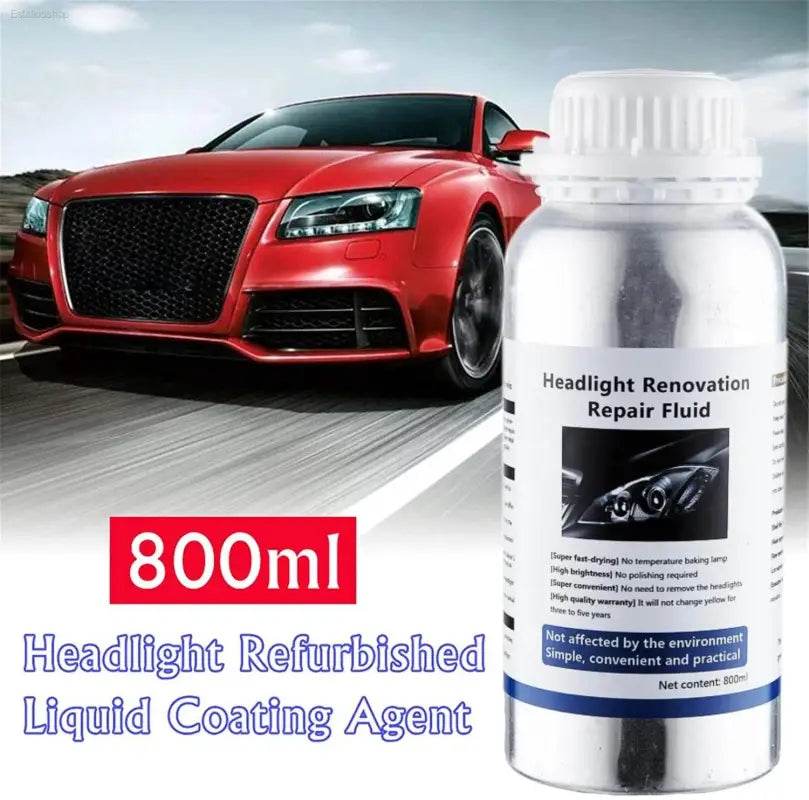 Car Headlight Restoration Liquid for Clear Visibility - Estalios