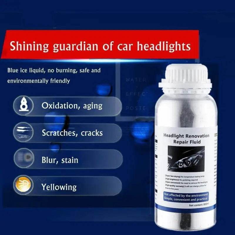 Car Headlight Restoration Liquid for Clear Visibility - Estalios