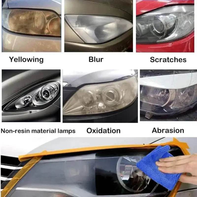 Car Headlight Restoration Liquid for Clear Visibility - Estalios