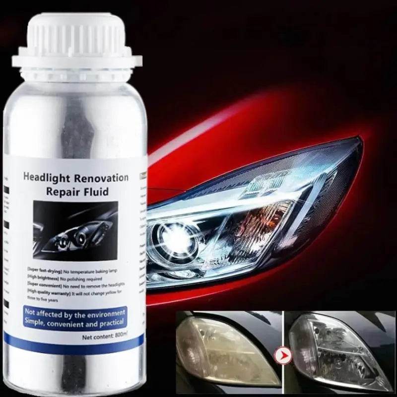Car Headlight Restoration Liquid for Clear Visibility - Estalios