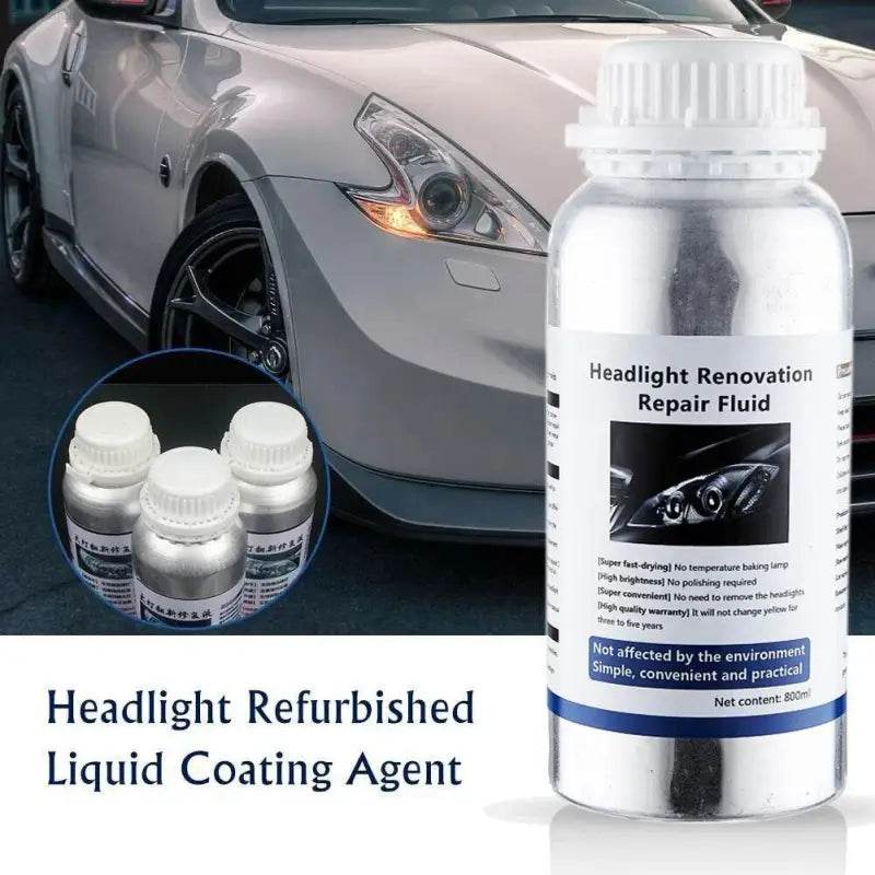 Car Headlight Restoration Liquid for Clear Visibility - Estalios