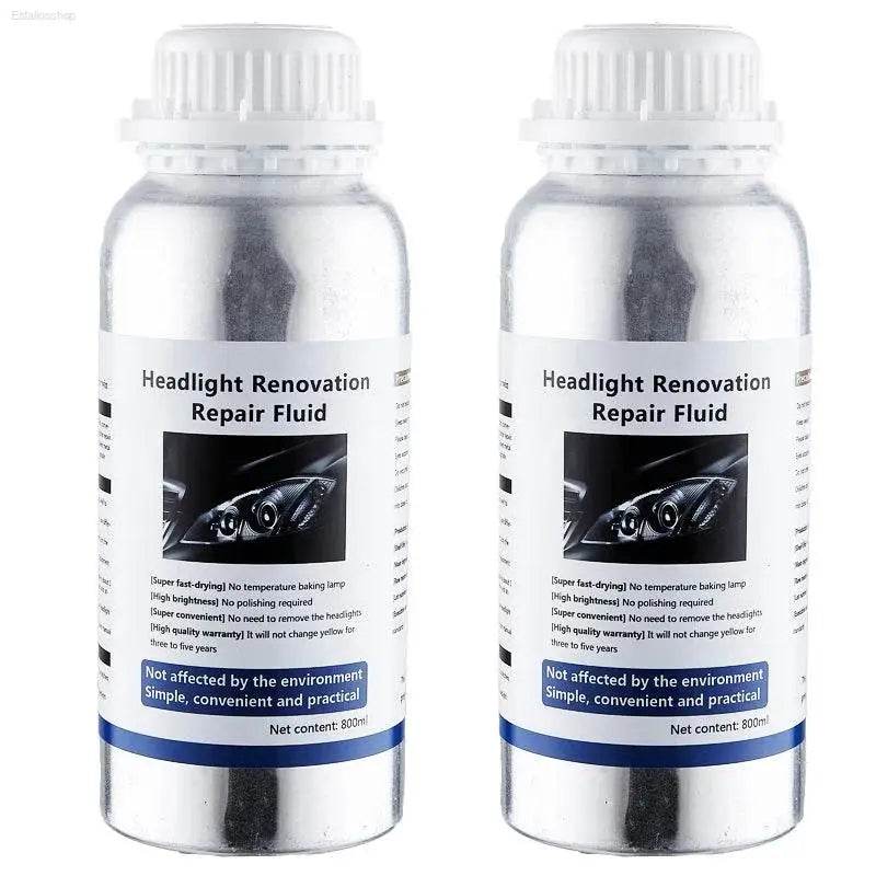 Car Headlight Restoration Liquid for Clear Visibility - Estalios