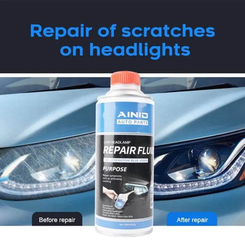Car Headlight Restoration Liquid for Clear Visibility - Estalios