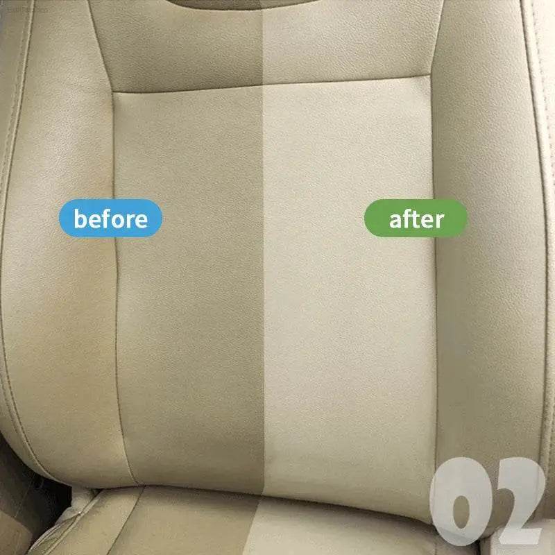 Cleaned car seat.
