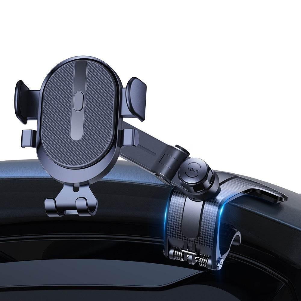 Stick It Secure: The Ultimate Car Phone Grip! **Description:** Cruise with confidence using our Black Car Phone Holder with Suction Cup - Estalios