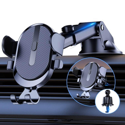 Stick It Secure: The Ultimate Car Phone Grip! **Description:** Cruise with confidence using our Black Car Phone Holder with Suction Cup - Estalios