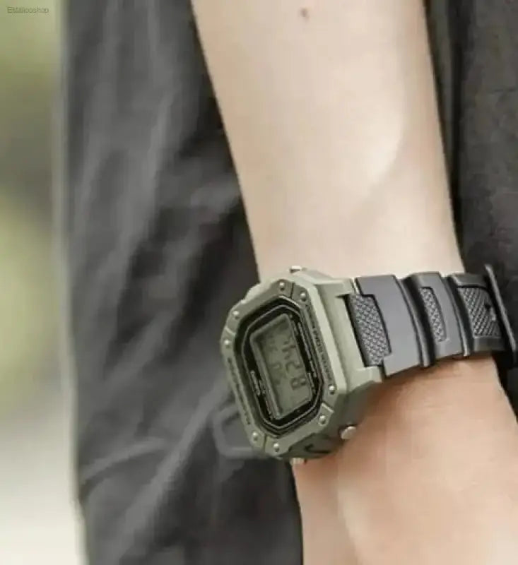 Casio Black Resin Sports Watch with Illuminated Display for Active Lifestyles - EstaliosShop