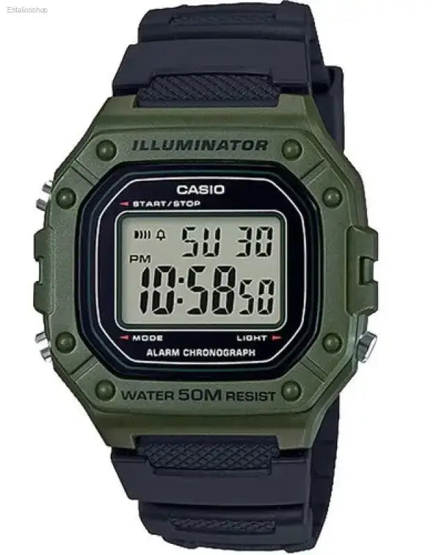 Casio Black Resin Sports Watch with Illuminated Display for Active Lifestyles - EstaliosShop