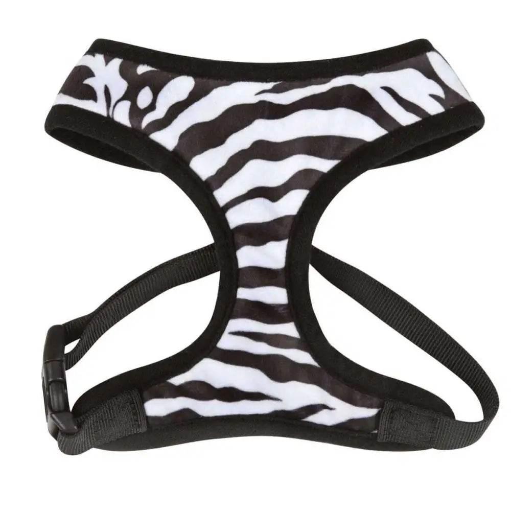Casual Canine Plush Print Harnesses M Leopard for Comfort - Estalios