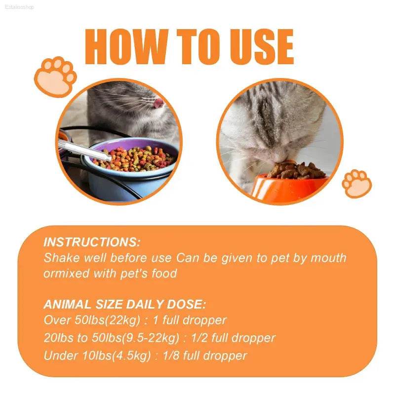 Cat And Dog Care Essence For Enhanced Health With Sesame Oil - Estalios