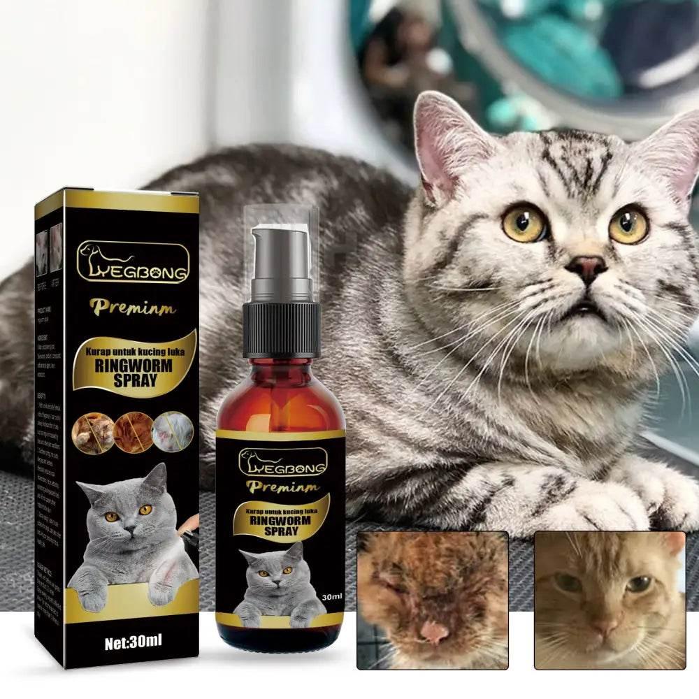 Cat Ringworm Spray for Fast Itch Relief and Healing - Estalios
