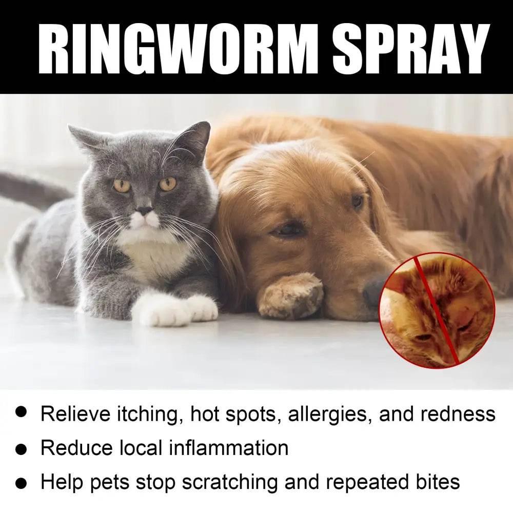 Cat Ringworm Spray for Fast Itch Relief and Healing - Estalios