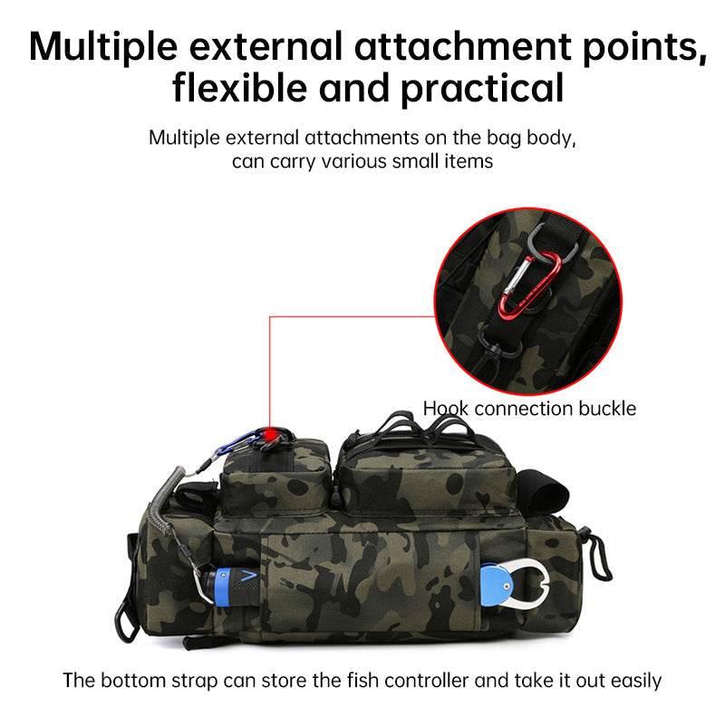Catch the Thrill with Our Camouflage Fishing Sling Bag - Estalios