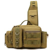 Catch the Thrill with Our Camouflage Fishing Sling Bag - Estalios