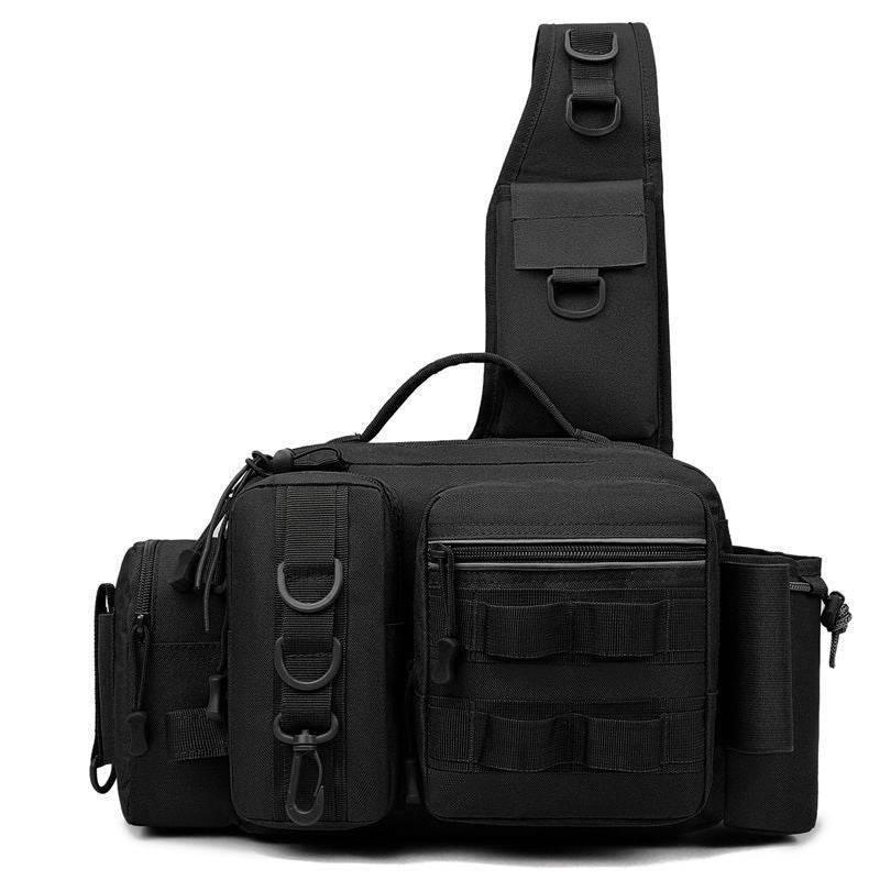 Catch the Thrill with Our Camouflage Fishing Sling Bag - Estalios