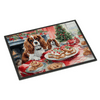 Cavalier Spaniel Christmas Doormat: Paw-some Holiday Cheer! Deck the Halls with Paws of Holly! this Christmas-themed Cavalier King - Estalios