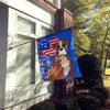 Celebrate Patriotism with Fierce Boxer Dog Garden Flag - Estalios