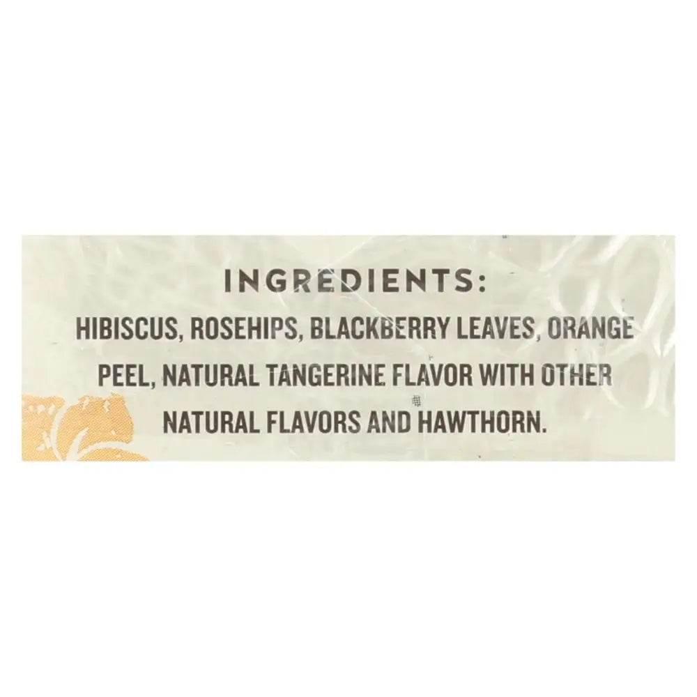 Celestial Seasonings Herb Tea Tangerine Orange Zinger Case - Estalios