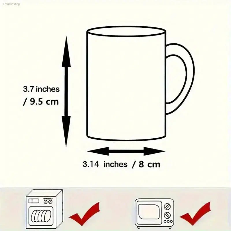 Ceramic Coffee Mug with Insulation for Coffee Lovers - EstaliosShop