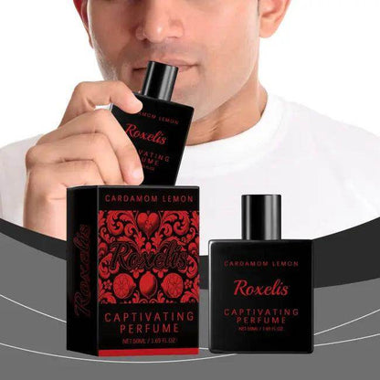 Charming Black Perfume with Cardamom Lemon Notes Elegance - Estalios