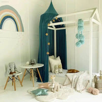 Charming Pink Princess Chiffon Mosquito Net Canopy Tent for Kids & Adults - Nordic Style Home Decor - Estalios