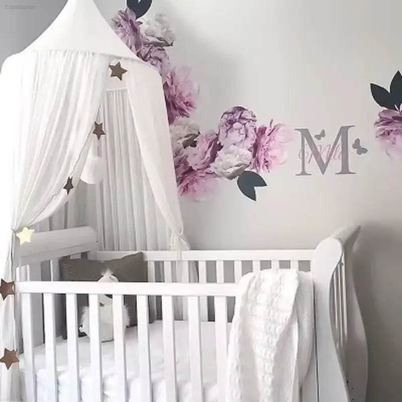 Charming Pink Princess Chiffon Mosquito Net Canopy Tent for Kids & Adults - Nordic Style Home Decor - Estalios