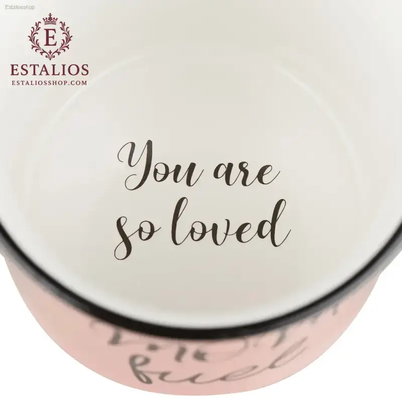 Charming Pink Stoneware Mom Mug - 15.21 Oz Perfect Gift for Mom! - EstaliosShop