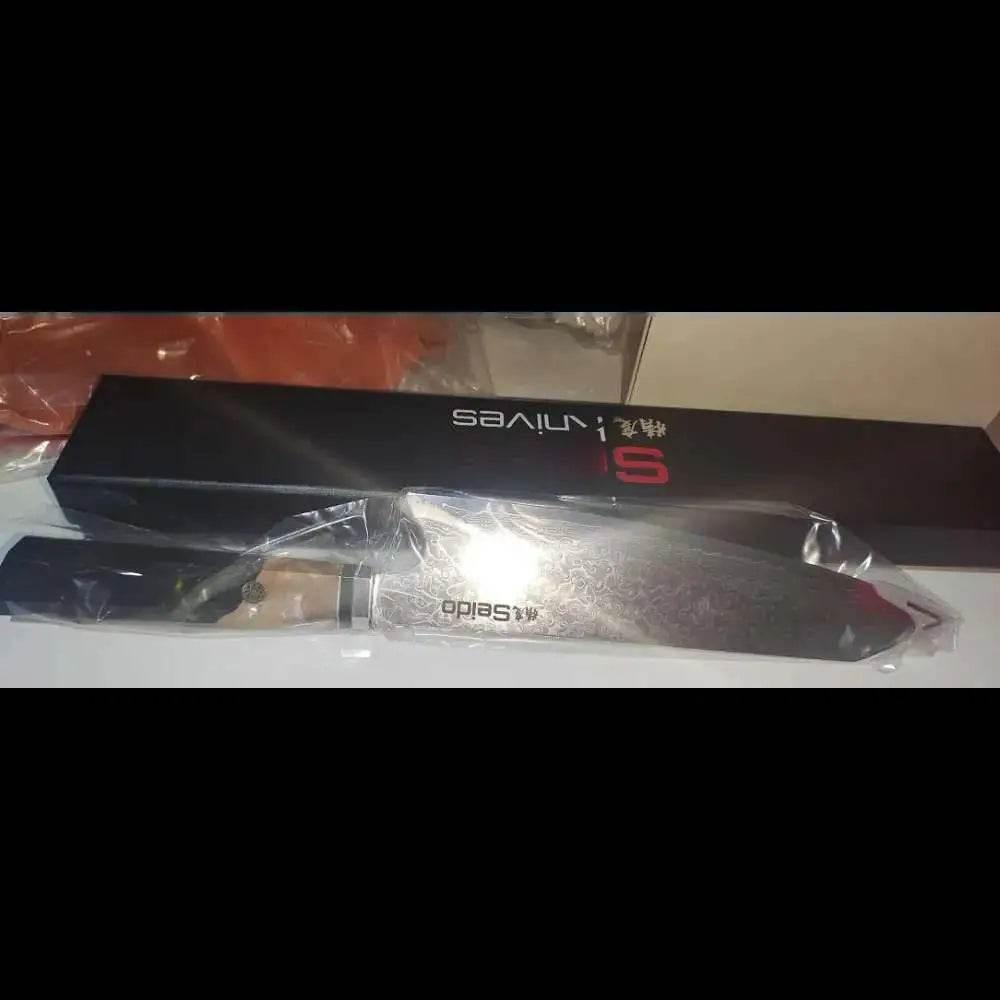 Chef's Knife For Japanese Cuisine In Damascus Steel Blade - Estalios
