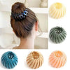 Colorful bird’s nest hair clips.