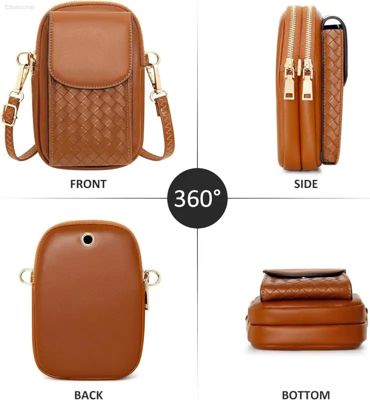 Chic KUKOO Small Crossbody Phone Bag for Women - Stylish Cellphone Purse Wallet with Card Slots for Travel & Shopping - Estalios