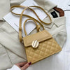 Glam Quilted Handbag Trio with Luxe Gold Hardware Set - Estalios