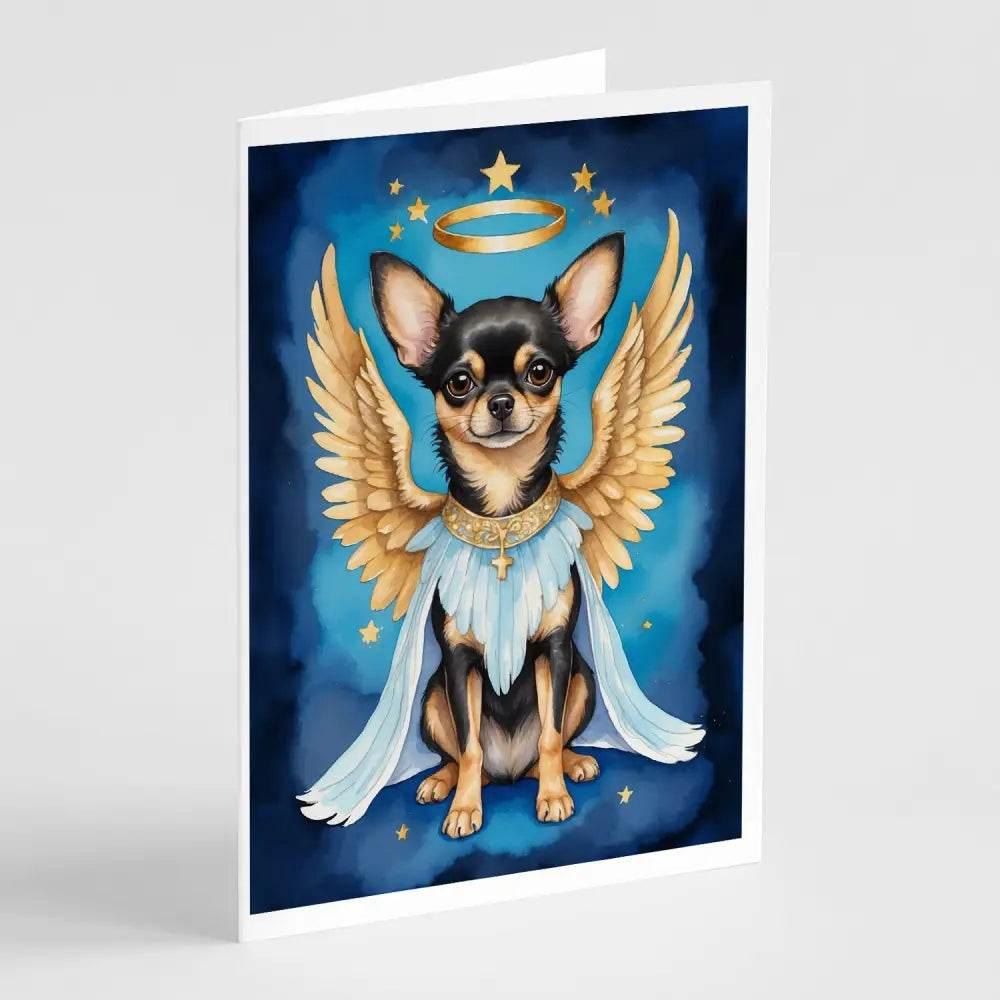 Chihuahua My Angel Greeting Cards Pack of 8 Blank Notes - Estalios