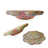 Turquoise Tide Balance Boards: Ride the Rainbow! - Estalios