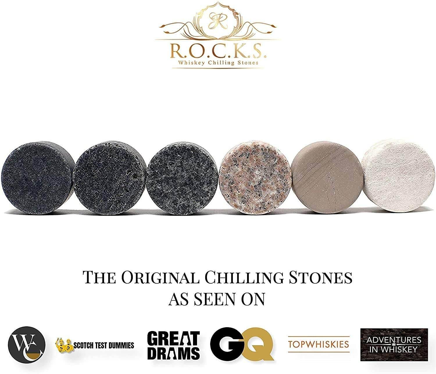 Chill Out in Style with Whiskey Stones and Glass Set - Estalios