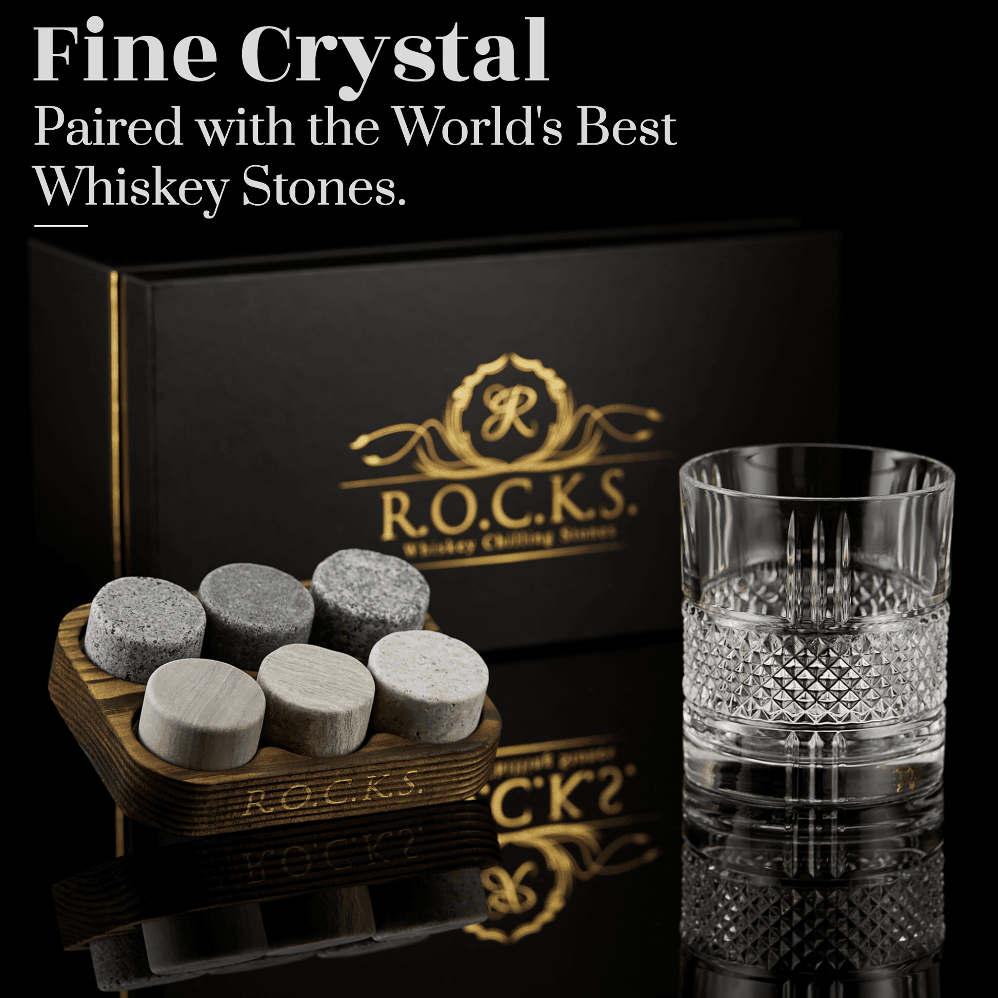 Chill Out in Style with Whiskey Stones and Glass Set - Estalios