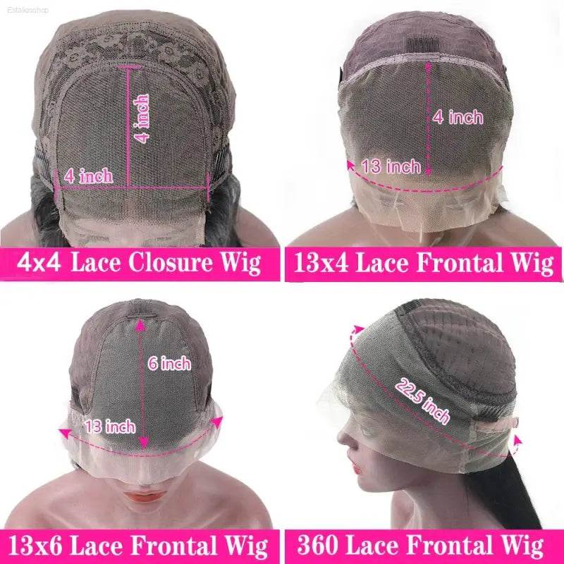 Chocolate Brown Deep Wave Frontal Wig 13x4 HD Lace Front - Estalios