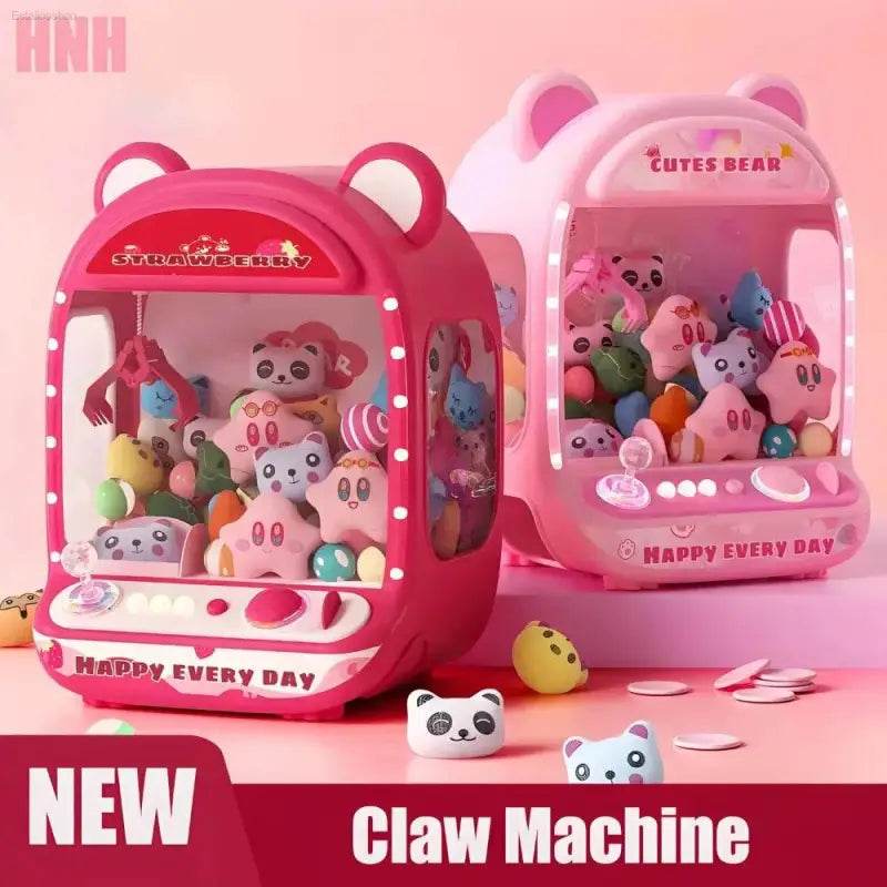 Strawberry Claw Game Machine: Music Fun Awaits! Get Ready for Endless Fun with the Pink Strawberry Claw Game Machine! this Adorable Claw Machine Toy Comes - Estalios