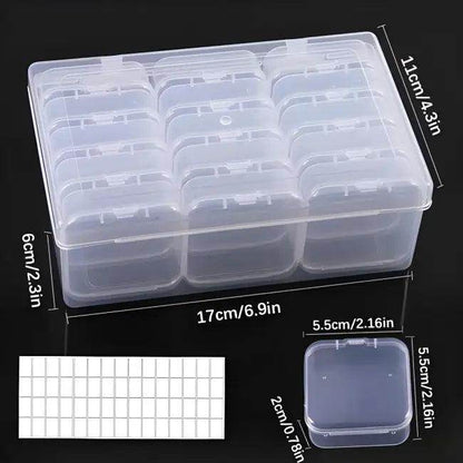 Stunning Clear Plastic Organizer with Customizable Compartments - Estalios