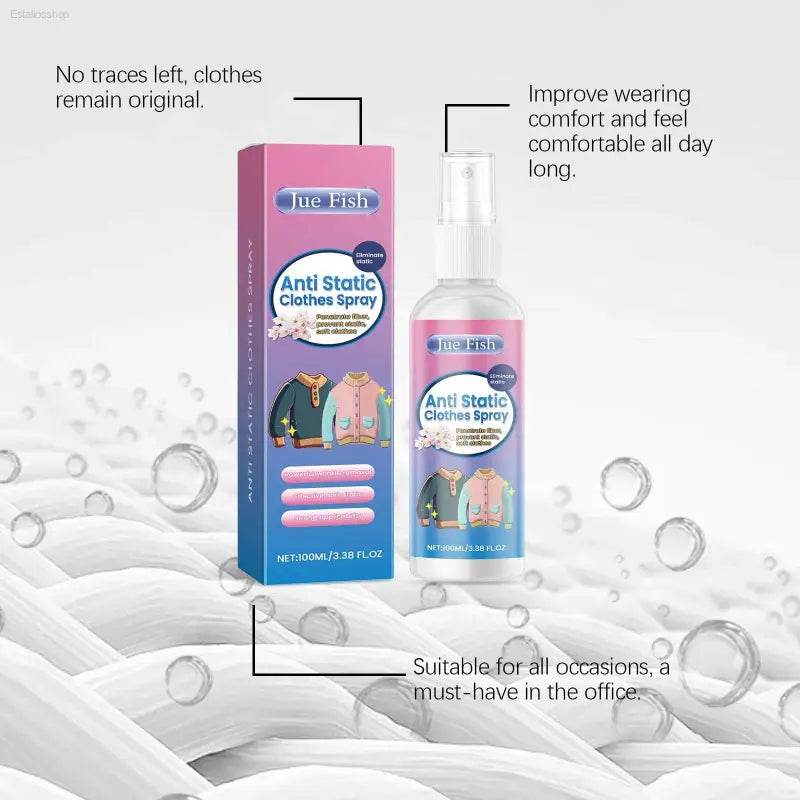 Clothing Anti-Static Spray For Smooth Wrinkle-Free Care - Estalios