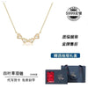 Clover 999 Sterling Silver Necklace for Women Heart Design - Estalios