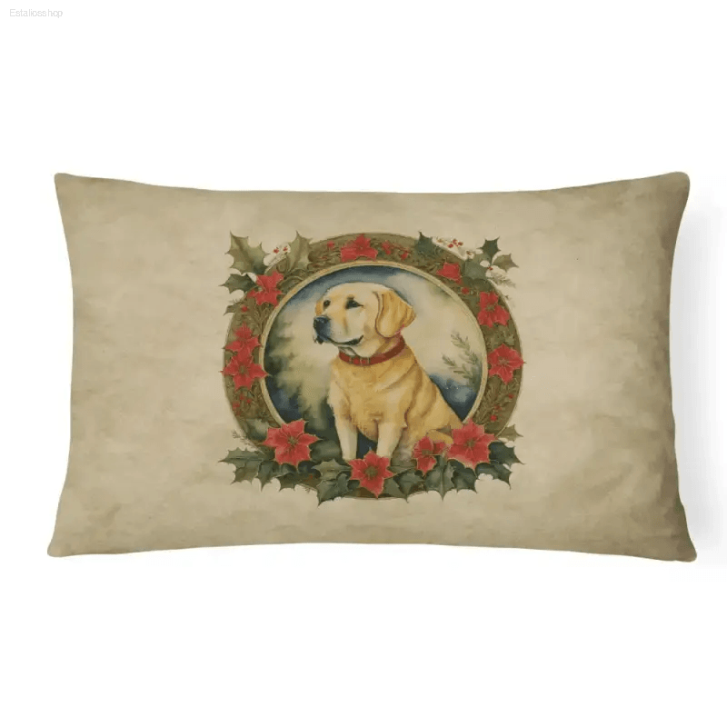 Coastal Pup Paradise: Festive White Bench Holiday Dog Pillows! - Estalios