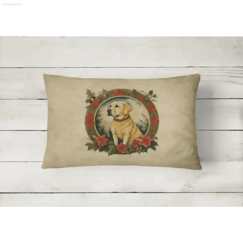 Coastal Pup Paradise: Festive White Bench Holiday Dog Pillows! - Estalios