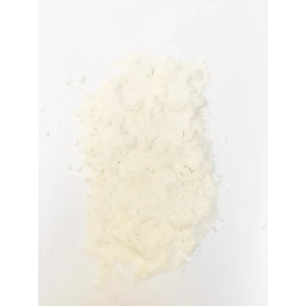 Off-white powder for Coconut Milk Bath Soak Bliss with vanilla essential oil magic