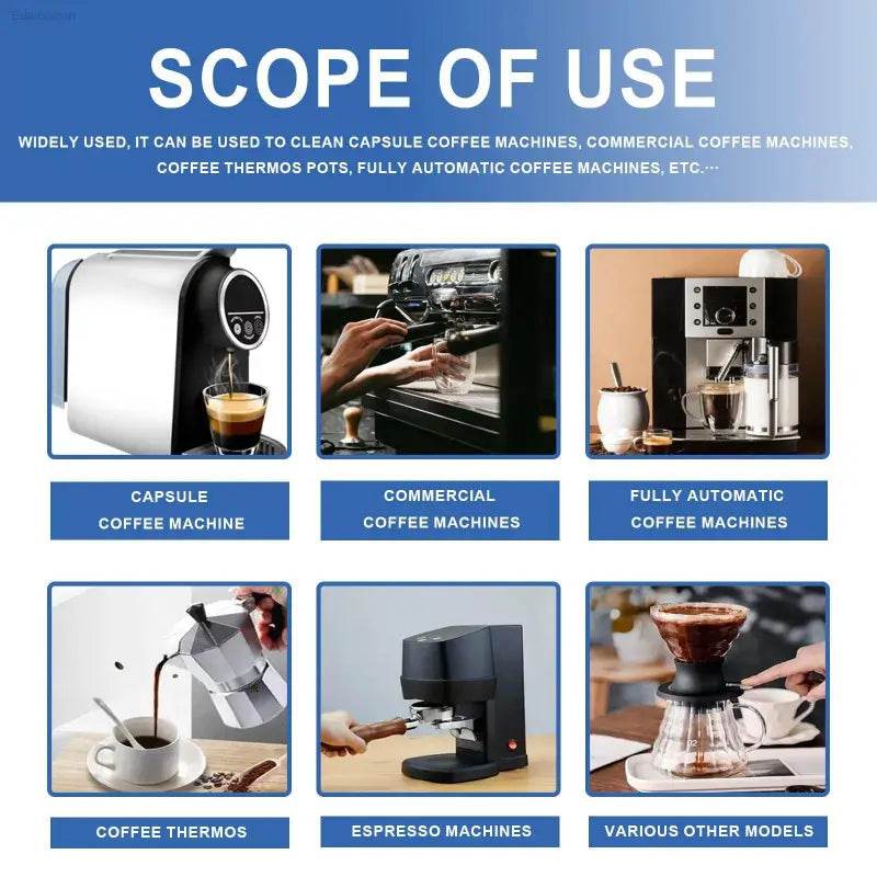 Coffee Machine Cleaning Tablets For Stain Removal Sheets - Estalios